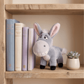 Miniature Smiling Donkey Plush Toy | Cute Desk & Shelf Companion