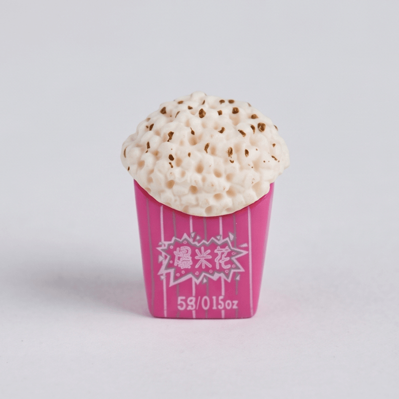 Kawaii Miniature Movie Popcorn Box Figurine - Dollhouse Cinema Prop