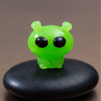 Glow-in-the-Dark Space Alien Miniatures – Set of 6