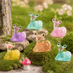 Glow-in-the-Dark Translucent Smiling Snail Miniature