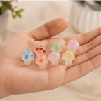 Glow-in-the-Dark Translucent Mini Mushroom Figurine
