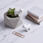 Miniature Gentle Meadow Baby Lamb Figurine | Cute Fairy Planter & Desk Decor