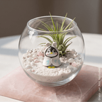 Miniature Playtime Party Penguin Figurines (Set of 6) | Whimsical Tabletop Decor