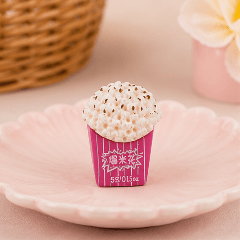 Kawaii Miniature Movie Popcorn Box Figurine - Dollhouse Cinema Prop