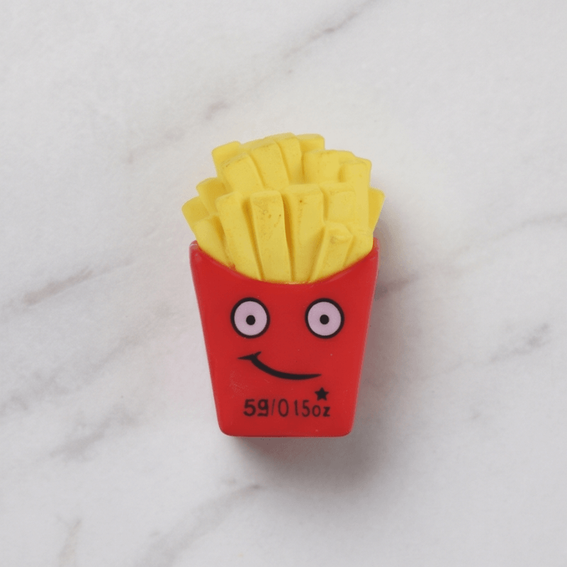 Kawaii Face French Fries Box Miniature - Dollhouse Fast Food Prop