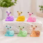 Glow-in-the-Dark Translucent Smiling Snail Miniature