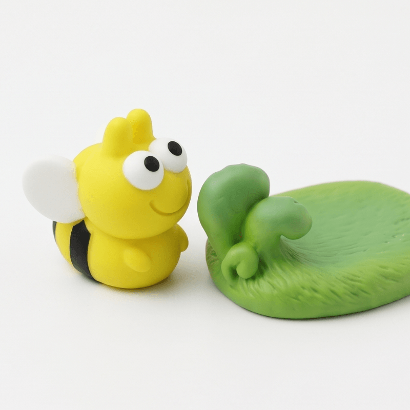 Miniature Buzzing Honey Bee & Garden World Set (5 Pc) | DIY Charms