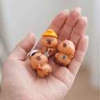 Miniature Career Capybara Professional Figurines (Set of 6) | Funny Desk Buddies