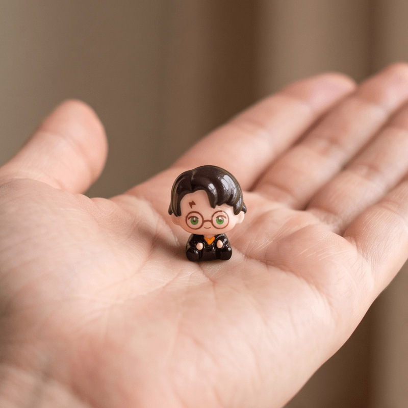 Miniature Harry Potter Collectible Figurines (Set of 7) | Cute Chibi Desk Buddies