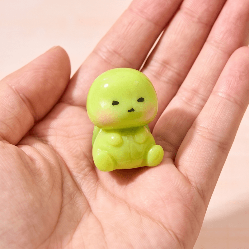 Miniature Happy Little Turtle Figurines (Set of 5) | Kawaii Desk & Terrarium Pets