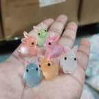 Glow-in-the-Dark Translucent Bunny Miniature
