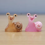 Glow-in-the-Dark Translucent Smiling Snail Miniature