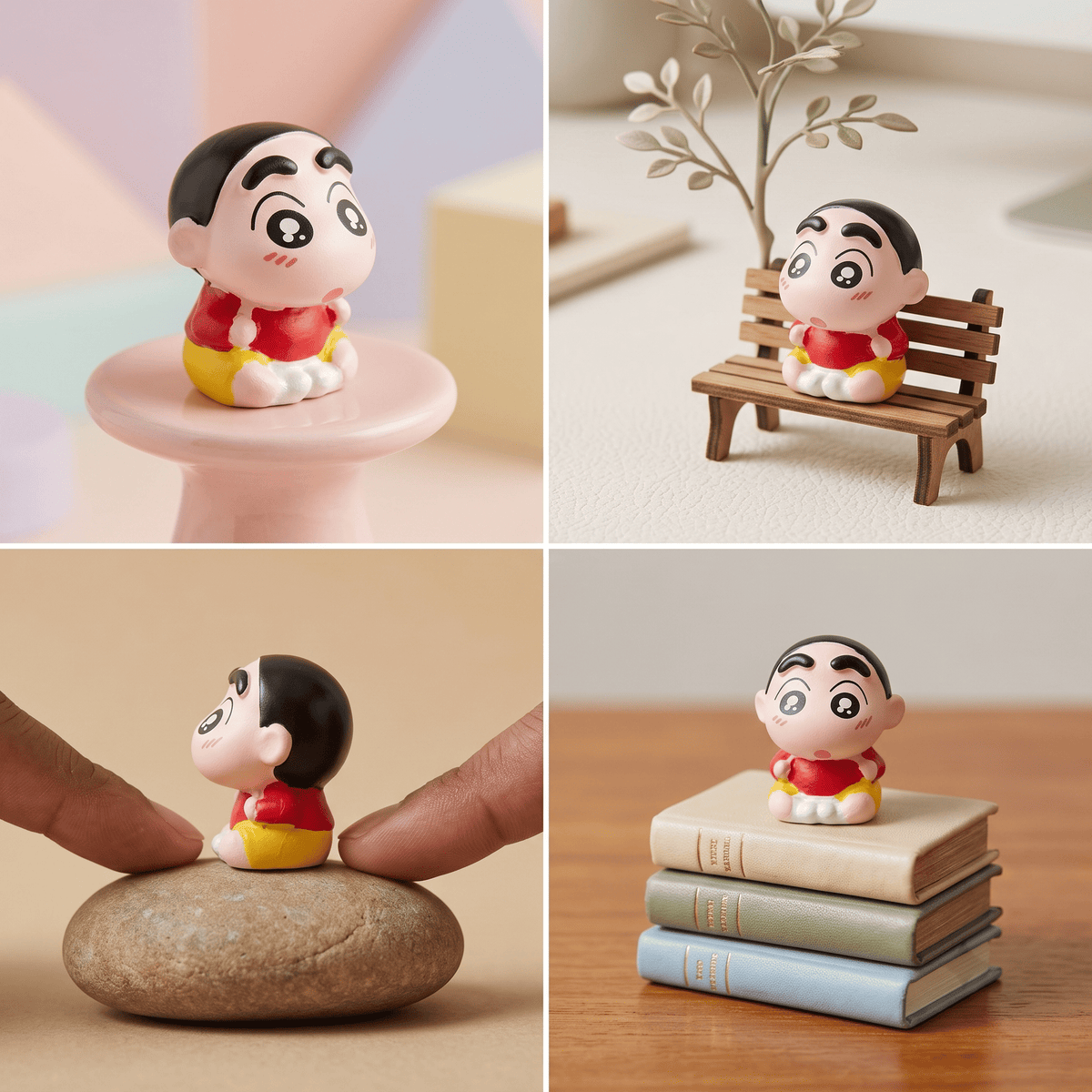 Miniature Shin-chan Aesthetic Figurine – Pocket Collectible Desk Decor