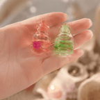 Aesthetic Miniature Perfume Bottles with Floral Lid